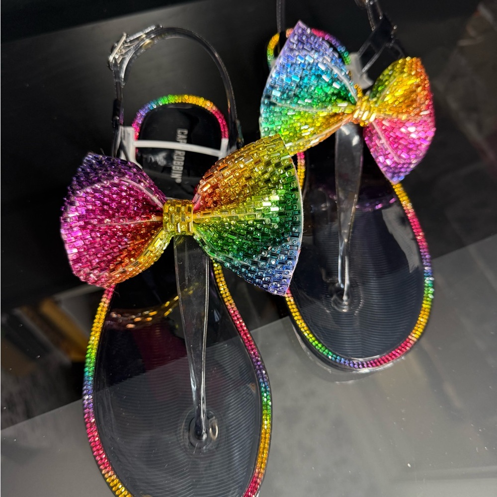 Cape Robbin Multi-Color Bow Sandals